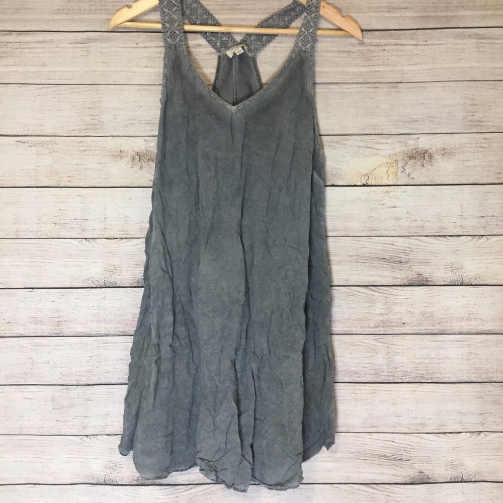 Grey Tunic w/Lace
